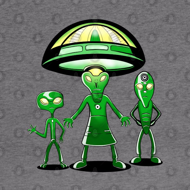 Friendly Aliens by micho2591